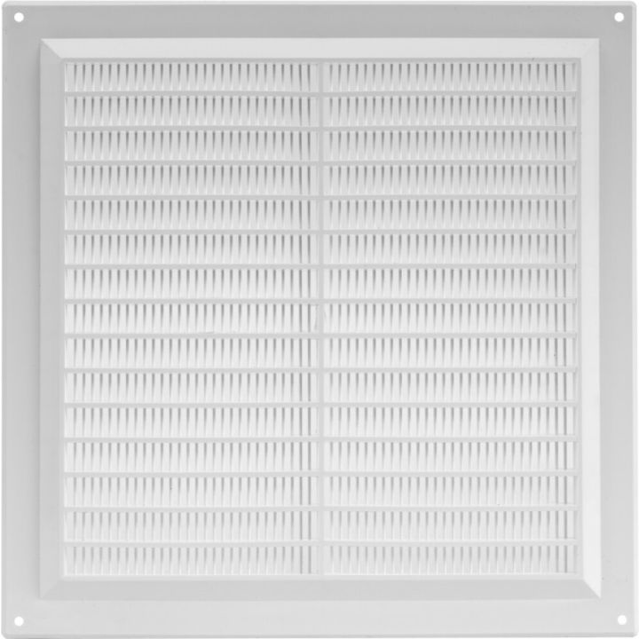 Ventilatsioonirest Europlast valge 250 x 250 mm