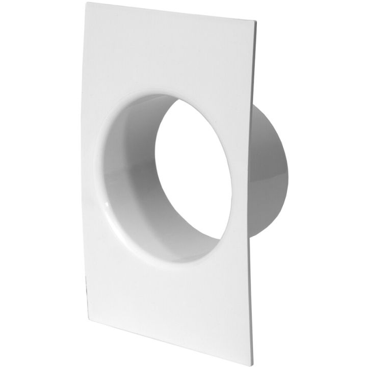 Ventilatsiooniava kate Europlast valge ⌀ 125 mm