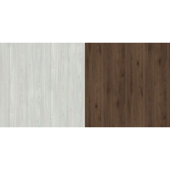 Taustaplaat Plaat Detail White pine/Okapi walnut 4,5 x 600 x 3050 mm