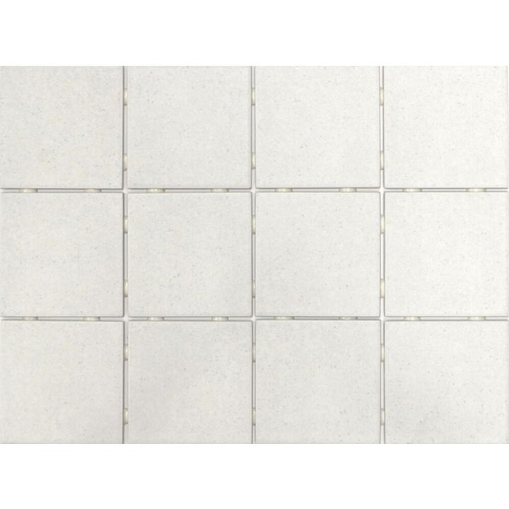 Põrandaplaat Bien Tundra Dot valge 10 x 10 cm