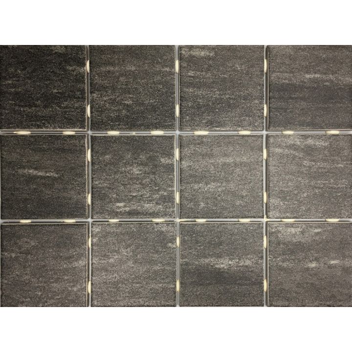 Põrandaplaat Alpstone 10 x 10 cm Hallikasmust