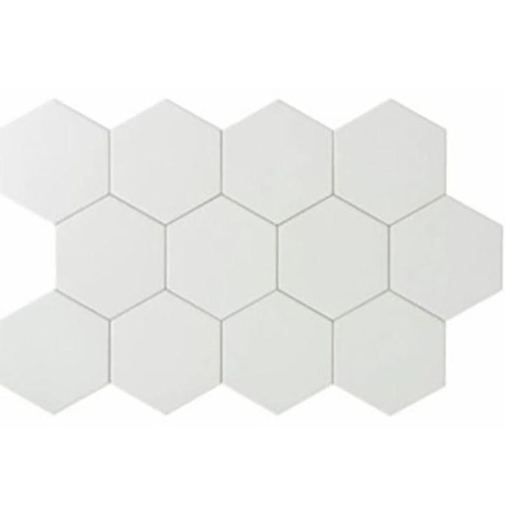 Põrandaplaat Essence Hexagon 14 x 16 cm valge