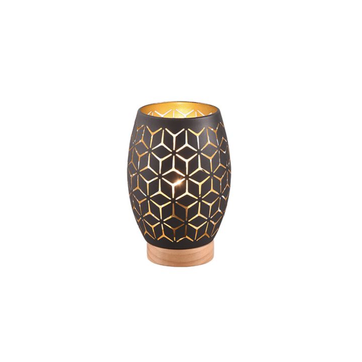 Lauavalgusti Trio Bidar must/kuldne