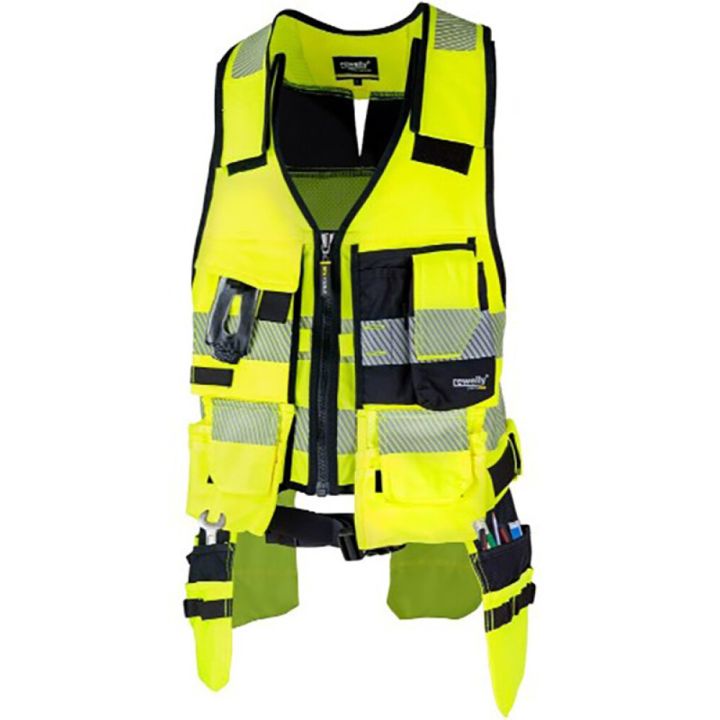 Kõrgnähtav vest ripptaskutega