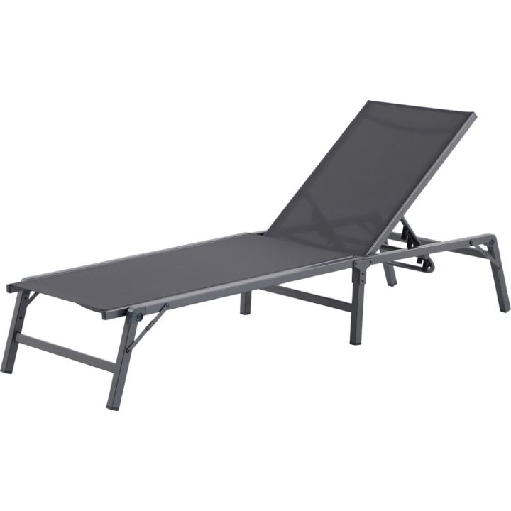 Lamamistool Sunfun 186 x 63 x 86 cm, must