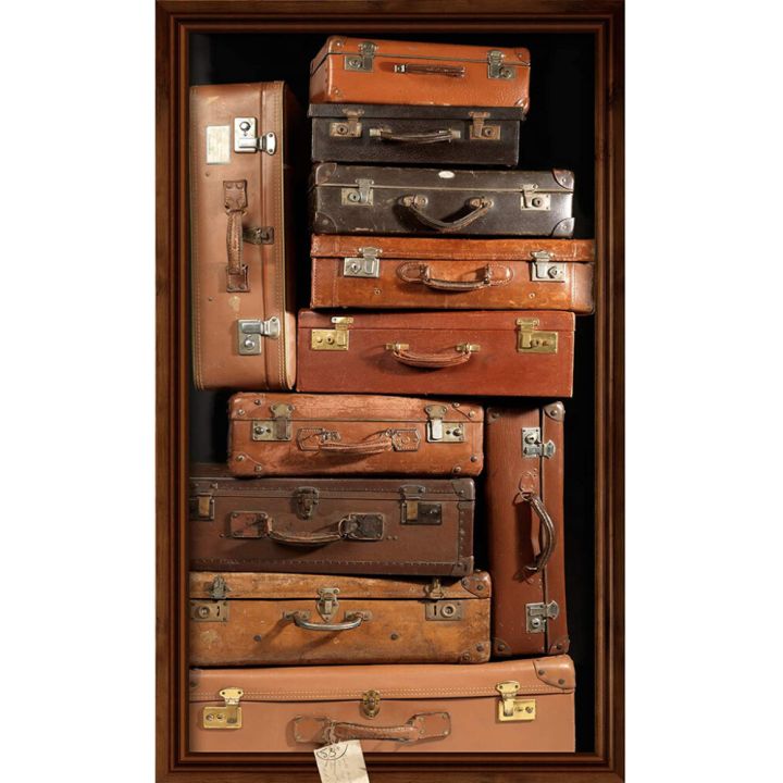 Fototapeet Plage Panoramic Suitcases 1,5 x 2,5 m