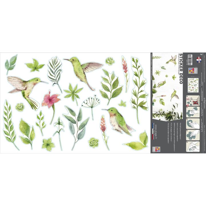 Sisustuskleebis Plage Colibris 24 x 68 cm