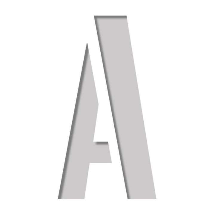 Šabloon kirjatäht Plage 9,5 x 9,5 cm