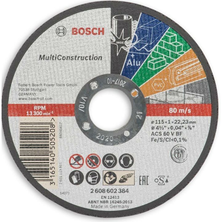 Teemantlõikeketas Bosch 115 x 1 mm