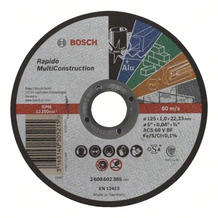 Lõikeketas Bosch 125 x 1 mm
