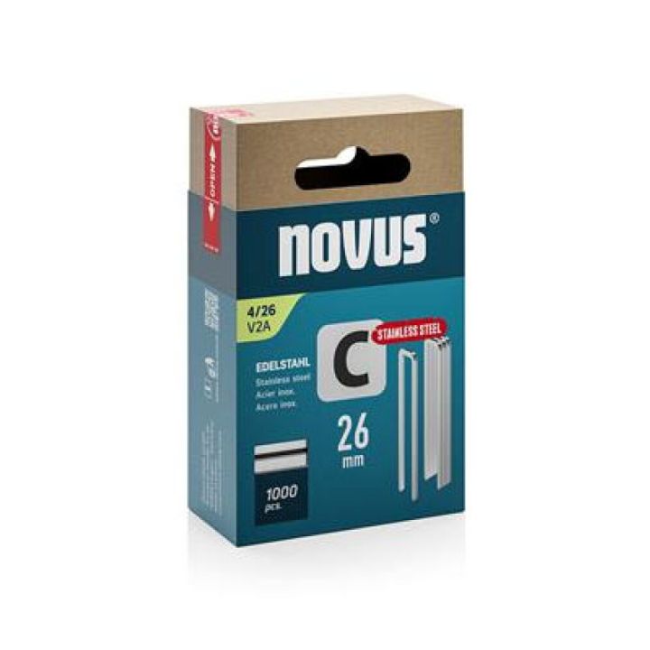 Klambrid Novus C4/26 mm RST 1000 tk