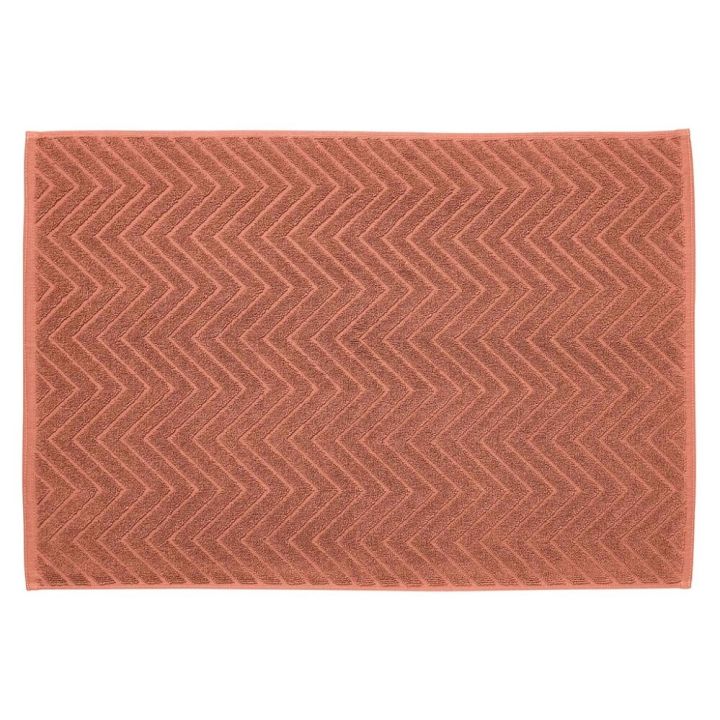Vannitoavaip Diaqua Chevron 50 x 70 cm, mitu värvivalikut Punakaspruun