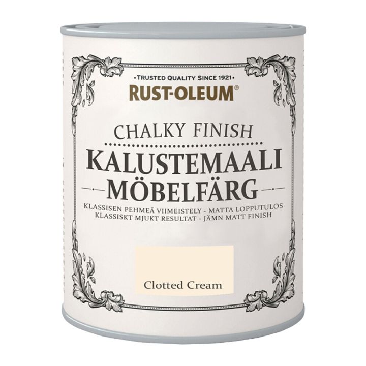 Mööblivärv Rust-Oleum Chalky Finish Clotted Cream 125 ml