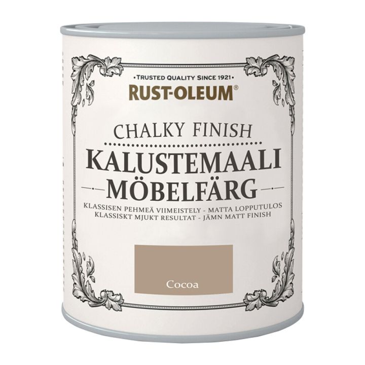 Mööblivärv Rust-Oleum Chalky Finish Cocoa 125 ml