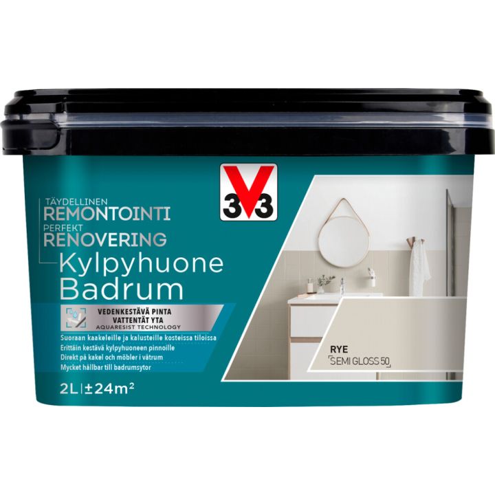 Keraamiliste plaatide värv V33 Kylpyhuone Rye