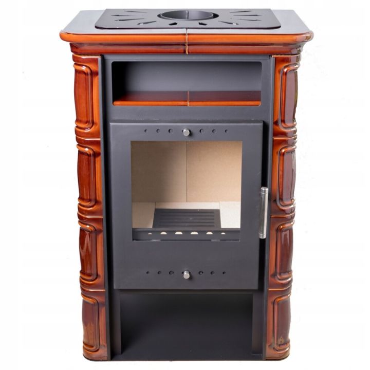 Kamin Nordflam Vera Eko 6 kW pruun