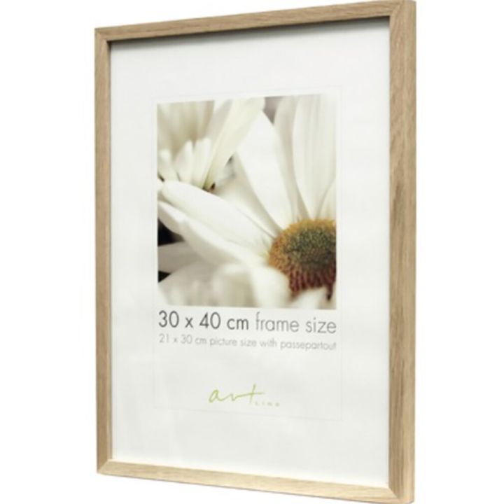 Pildiraam Leila 61 x 91,5 cm, must/valge/puit 30 x 40 cm Tamm