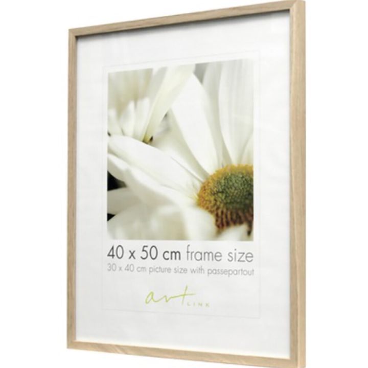 Pildiraam Leila 61 x 91,5 cm, must/valge/puit 40 x 50 cm Tamm