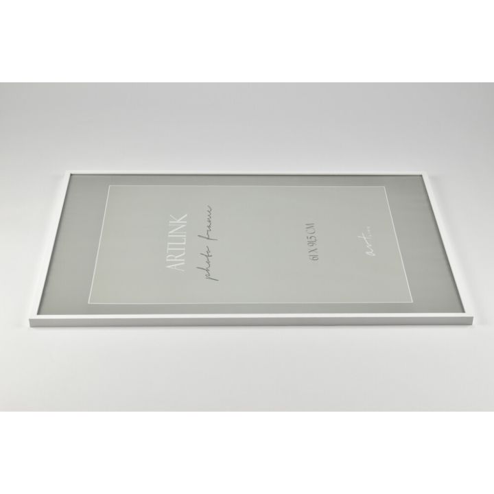 Pildiraam Leila 61 x 91,5 cm, must/valge/puit 61 x 91,5 cm Valge