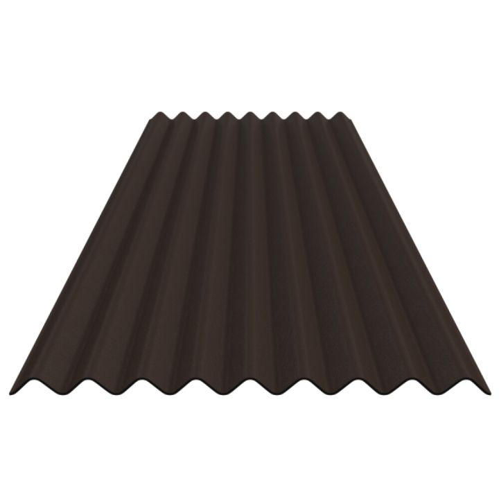 Bituumen laineplaat Gutta K9 pruun 855 x 2000 mm