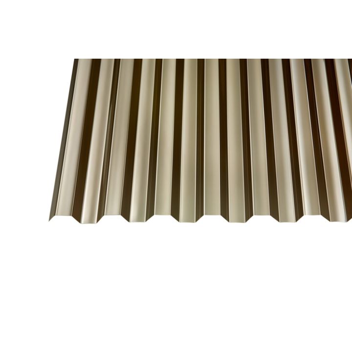 Laineplaat Gutta PC makro trapets, pronks 0,8 x 1045 x 3000 mm