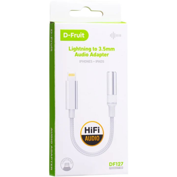 Adapter Lightning D-Fruit 3,5mm