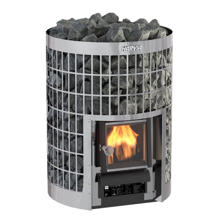 Puukeris Harvia Cilindro 16 Steel WKPC16S