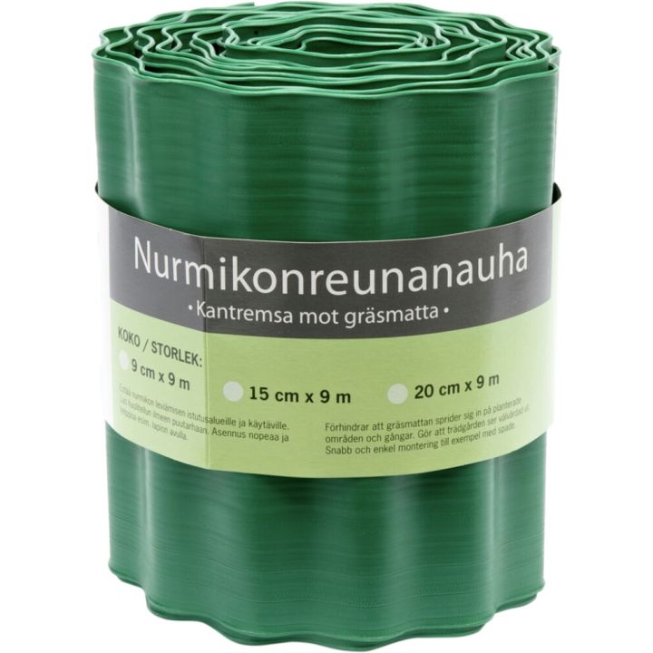 Muru- ja peenraääris 20 cm x 9 m roheline