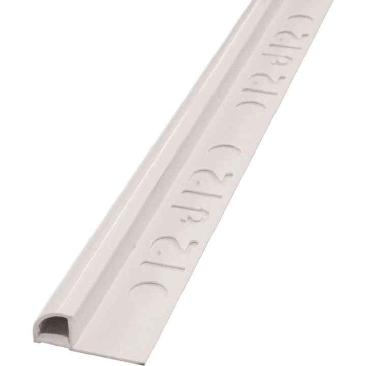 Plaadiliist Dione ümar PVC maalrivalge 12 x 2500 mm