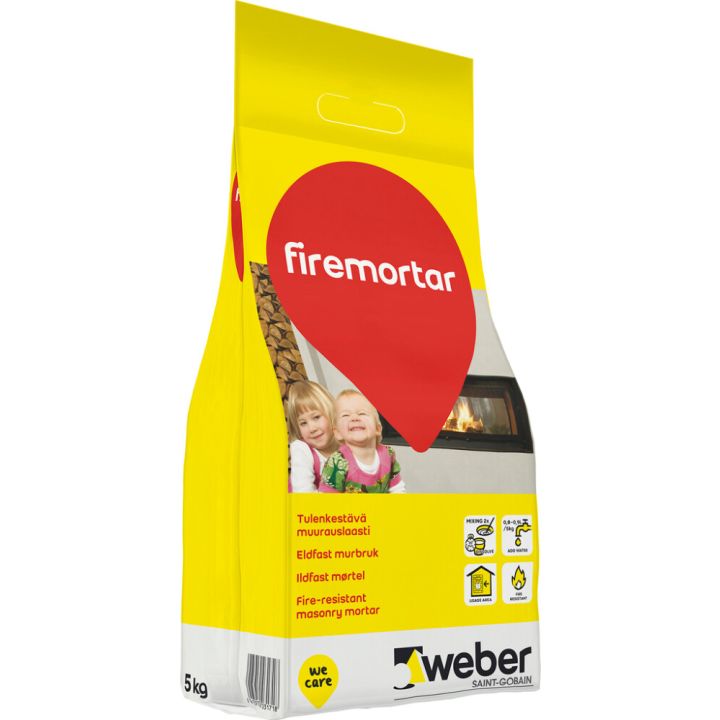 Müürisegu tulekindel Weber.vetonit Firemortar 5 kg