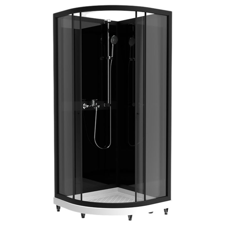 Dušikabiin Nordium SUKA9 Stocksund must 90 x 90 cm