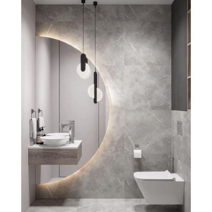 LED-peegel Andres D 140 x 70 cm