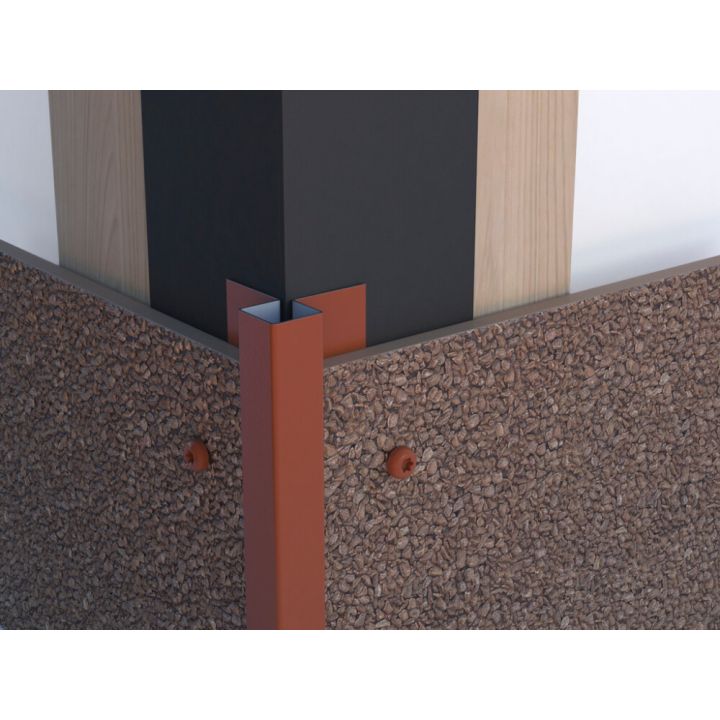 Välisnurgaliist fassaadi sokliplaadile roheline, 2m