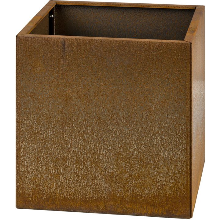 Lillepott Recal Corten 55 x 55 x 55 cm, teras