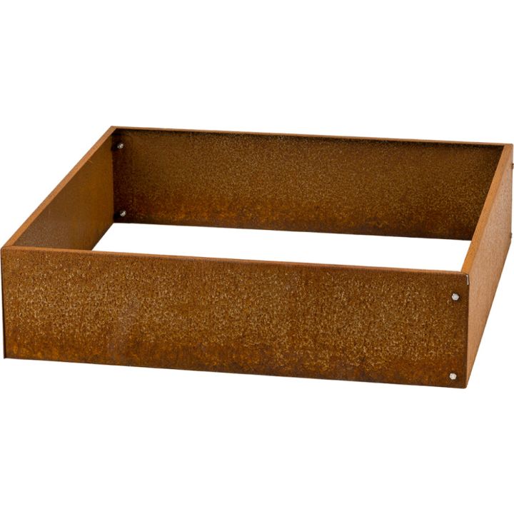Istutuskast Recal Corten 75 x 75 x 19 cm, teras