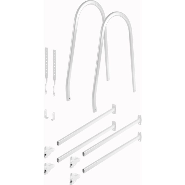 Seinaredeli paigalduskomplekt tumehall tumepruun