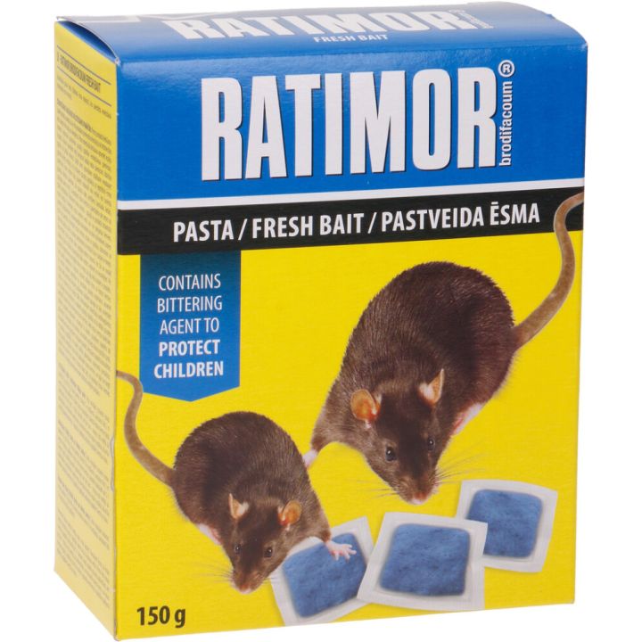 Hiire- ja rotimürk Ratimor pastapadjad 150 g