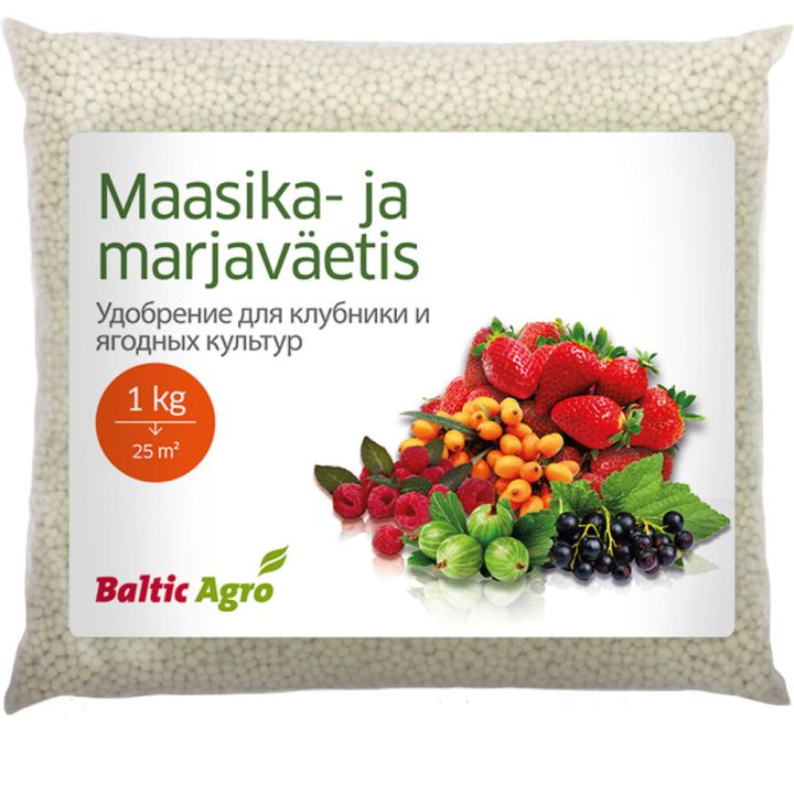 Maasika- ja marjaväetis Baltic Agro 1 kg