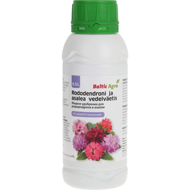 Rododendroni ja asalea vedelväetis Baltic Agro 500 ml