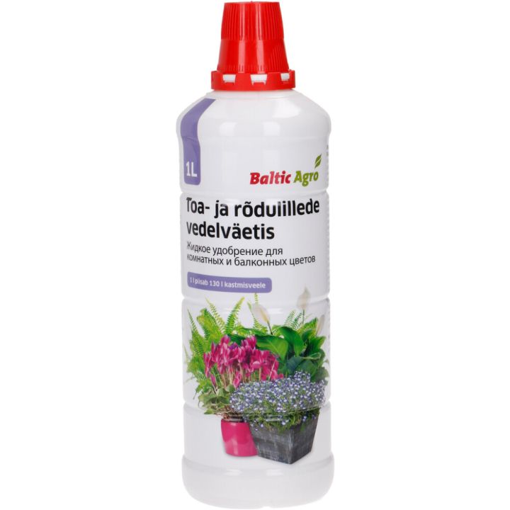 Toa- ja rõdulillede vedelväetis Baltic Agro1 l