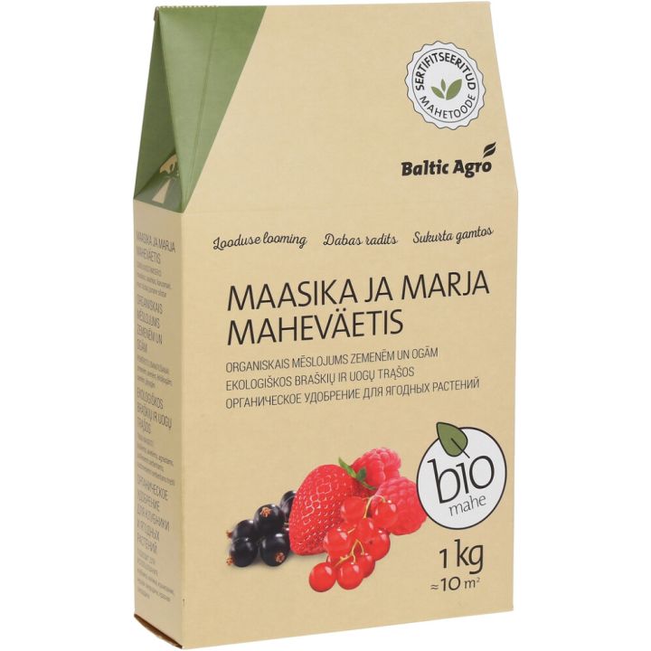 Maasika- ja marja maheväetis Baltic Agro 1 kg