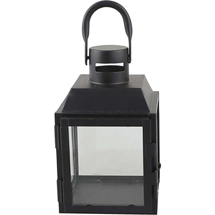 Latern Freya 16 x 10 x 10 cm, must