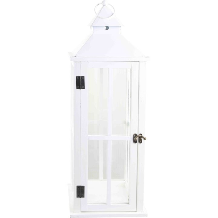 Latern Fiona 59,5 x 21 x 21 cm, valge