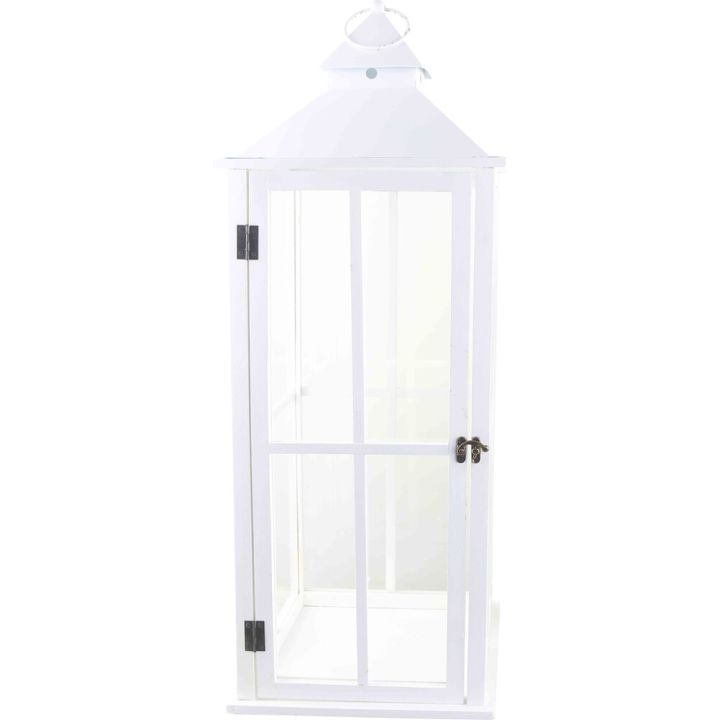 Latern Fiona 76 x 28 x 28 cm, valge