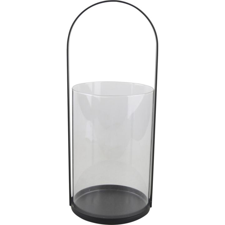 Latern Gitte 12 x 30 cm, must