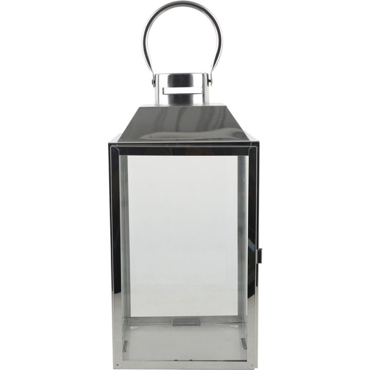 Latern Gemma 16,5 x 16,5 x 33 cm, hõbedane