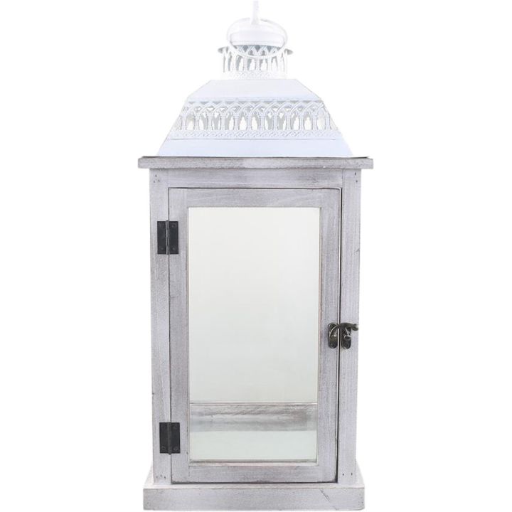 Latern Gwen 23 x 23 x 55 cm, valge