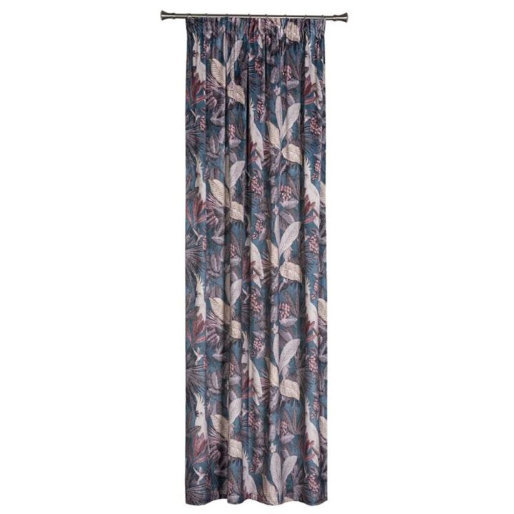 Kardin Parrot 140 x 260 cm, teal