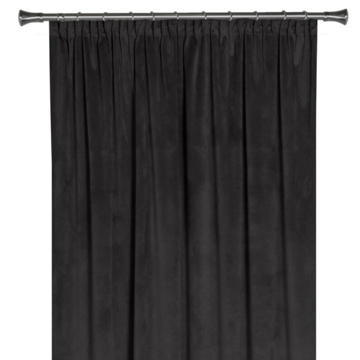 Kardin Velutto 140 x 260 cm, must