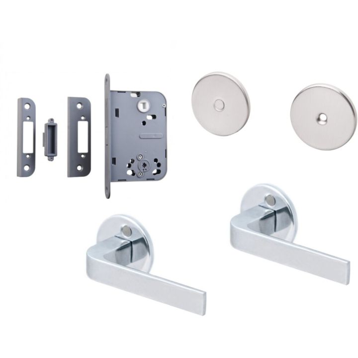 Magnetluku komplekt pimekilbiga Valnes kroom